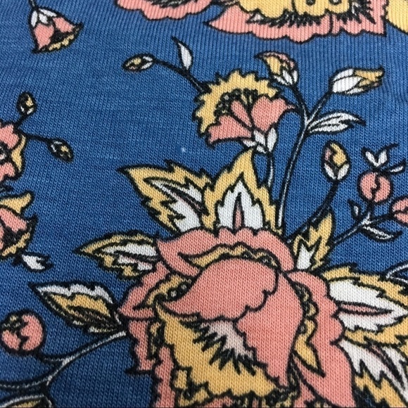 AGNES & DORA Dolman Tunic Top Blue Floral For the Love Cornflower Size Small NWT - Picture 9 of 11